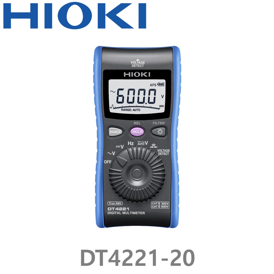 HIOKI DT4221-20 6000 Count, 디지털 멀티미터, DIGITAL MULTIMETER