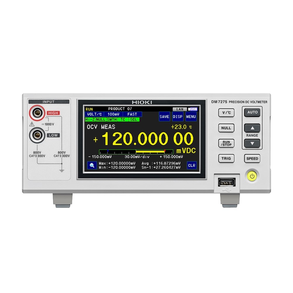 HIOKI DM7275-01 7-1/2디지트, 고정밀 디지털 멀티미터, 직류전압계