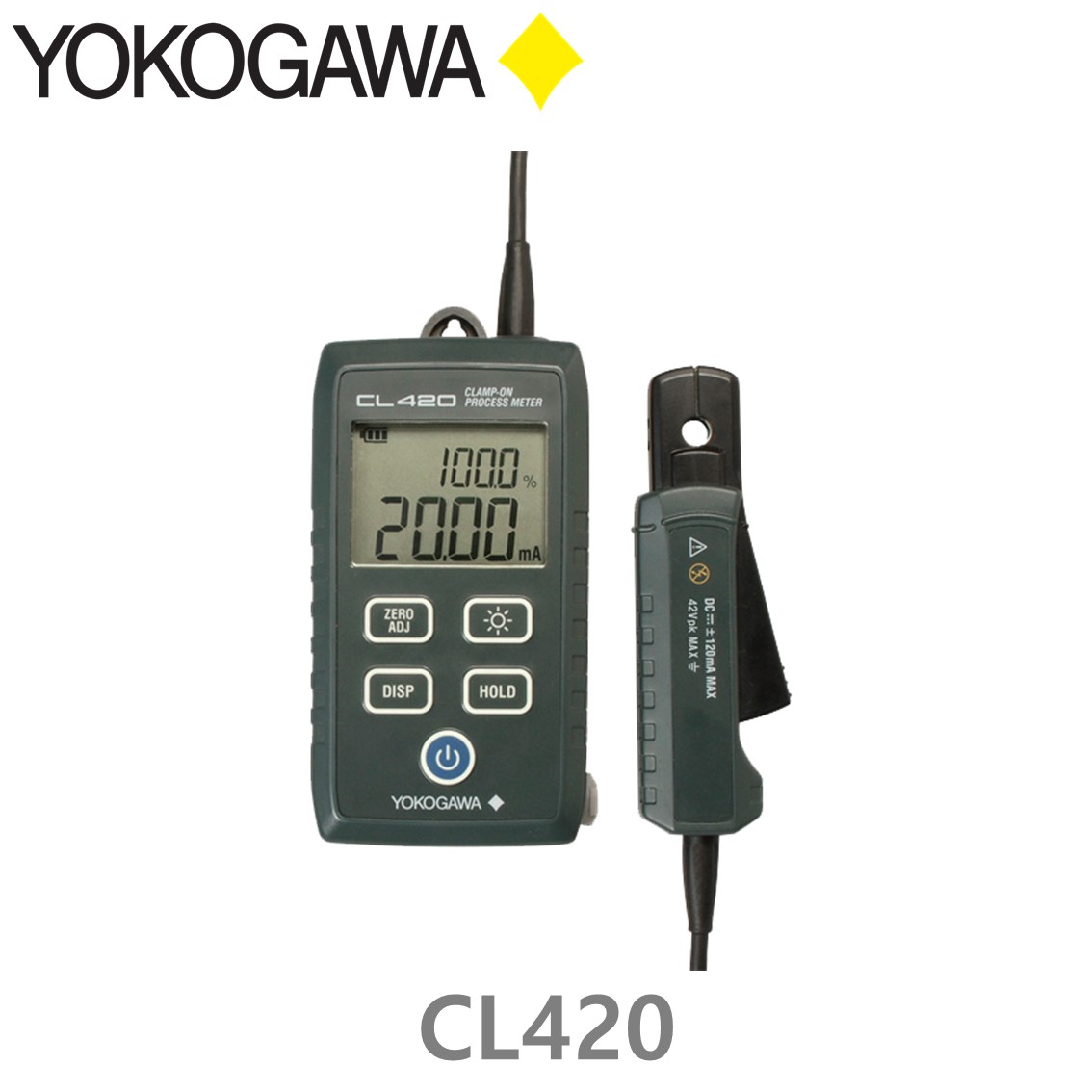 YOKOGAWA CL420 클램프온 프로세스 미터 CL420(DC mA 전류)