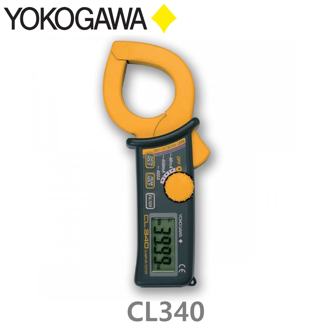 YOKOGAWA CL340 누설 클램프 테스터 (누설 전류 클램프미터, 400A)