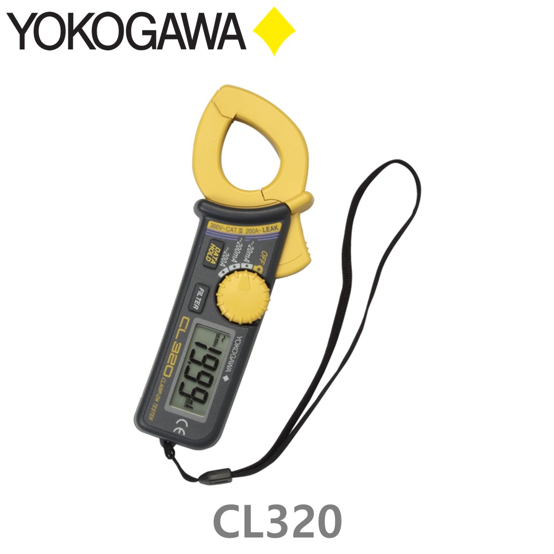 YOKOGAWA CL320 누설 클램프 테스터, 누설전류, 200A