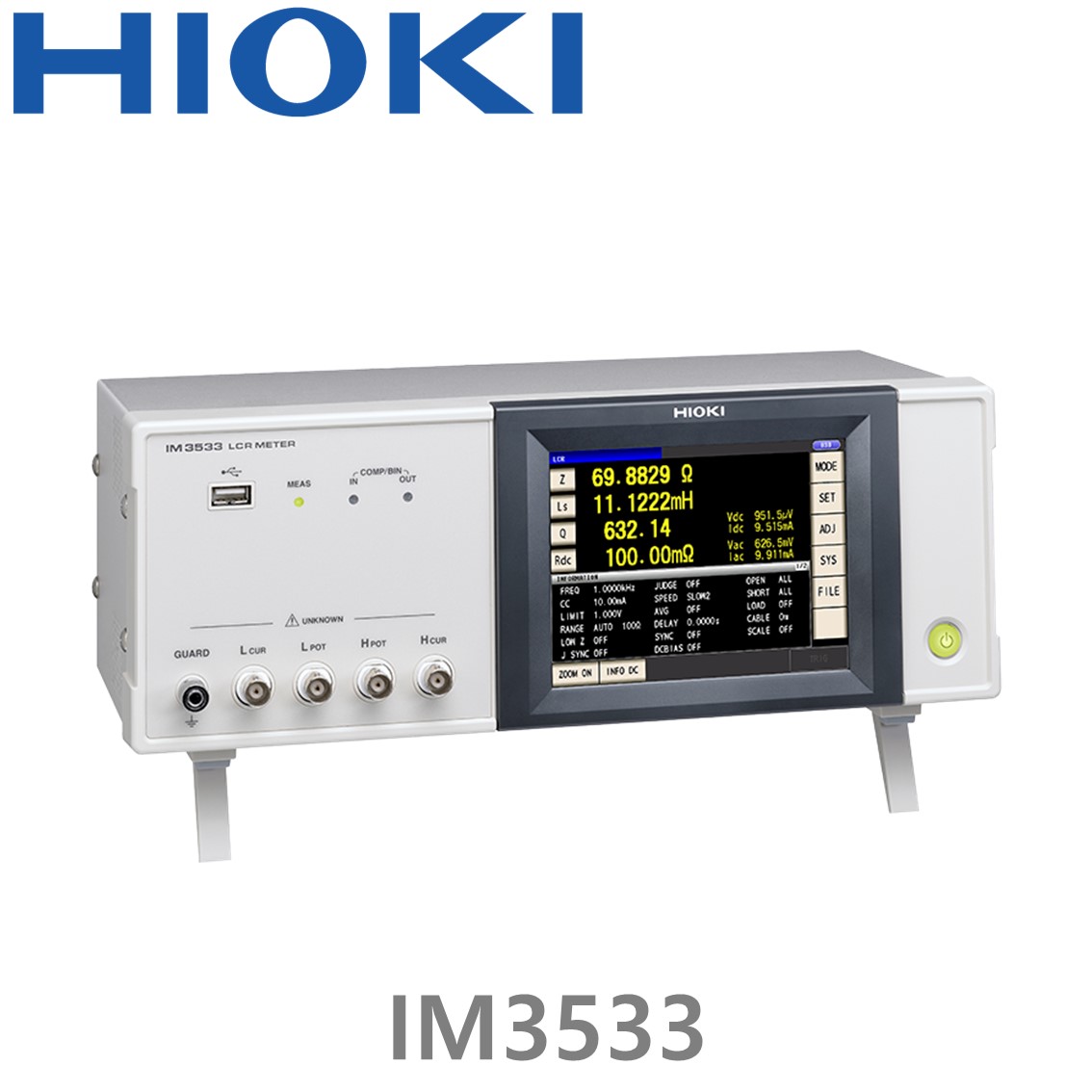 HIOKI IM3533 1mHz~200kHz, LCR미터, LCR METER