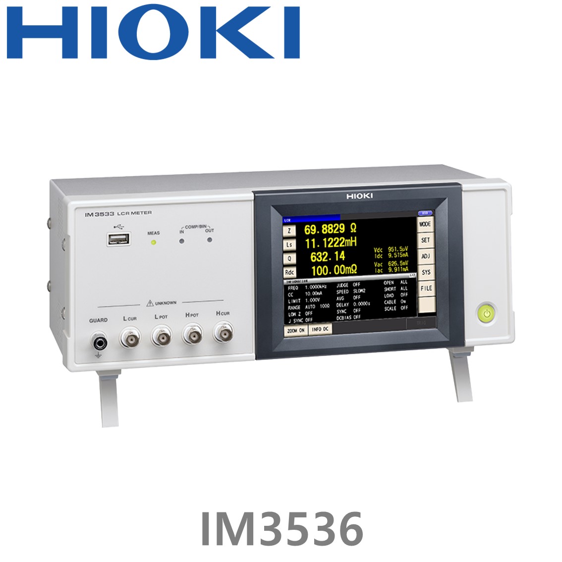 HIOKI IM3536 4Hz ~ 8MHz, LCR미터, LCR METER