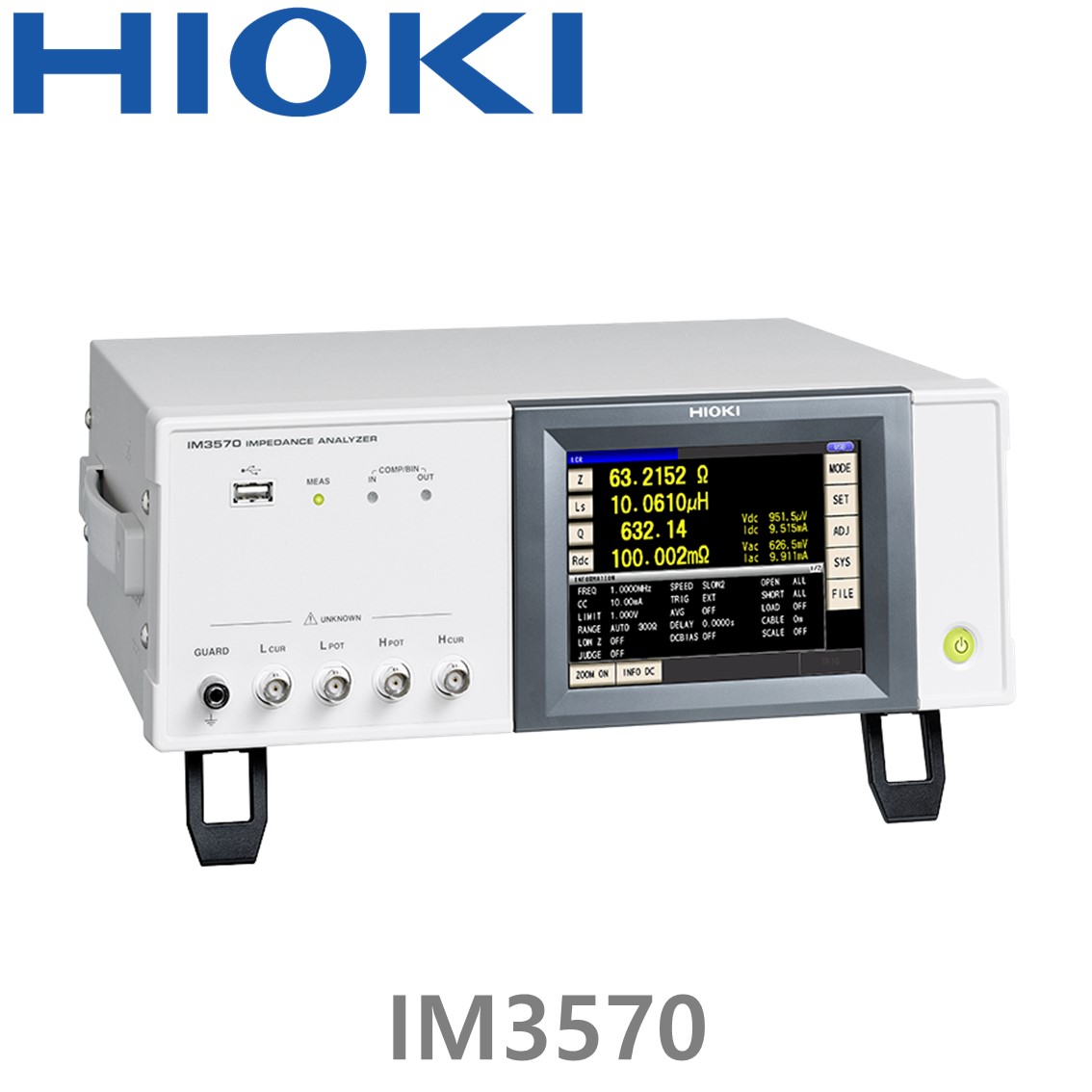 HIOKI IM3570 4Hz~5MHz LCR미터 IMPEDANCE ANALYZER