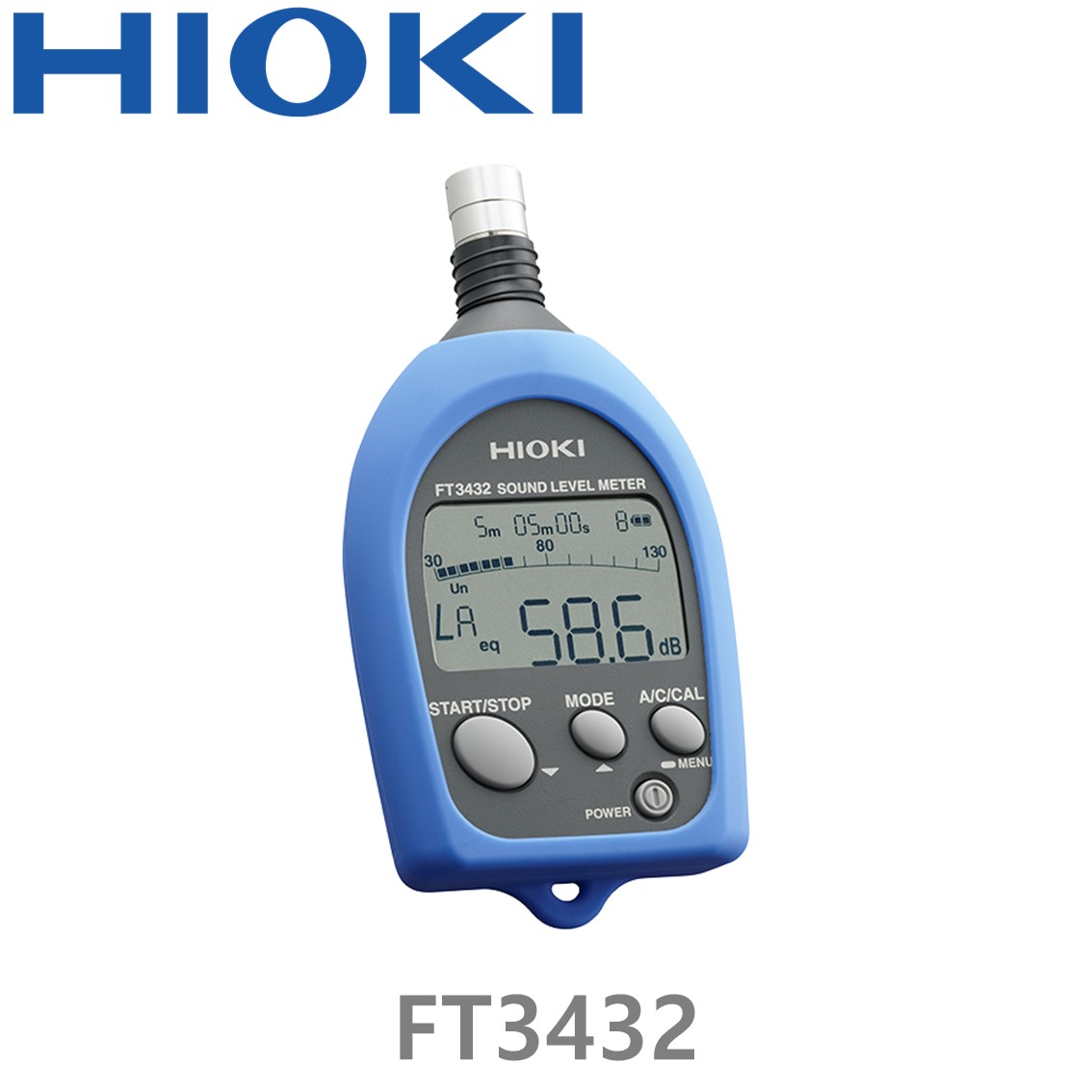 HIOKI FT3432 소음계, 30 dB~137 dB, 형식 승인 취득 소음계
