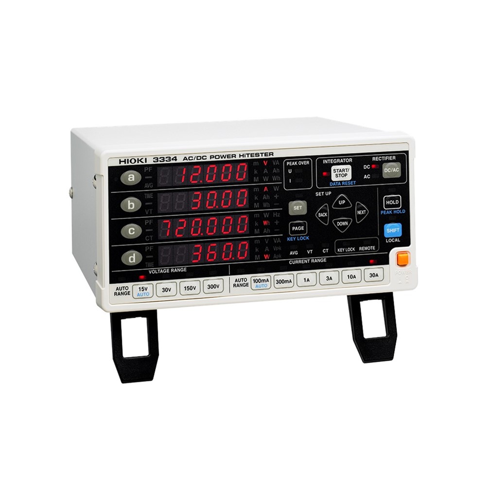 HIOKI 3334 AC/DC 파워 하이 테스터, 단상전력계, AC/DC파워미터