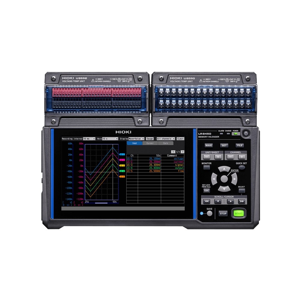 HIOKI LR8450 메모리 하이로거, 최대 120채널 확장