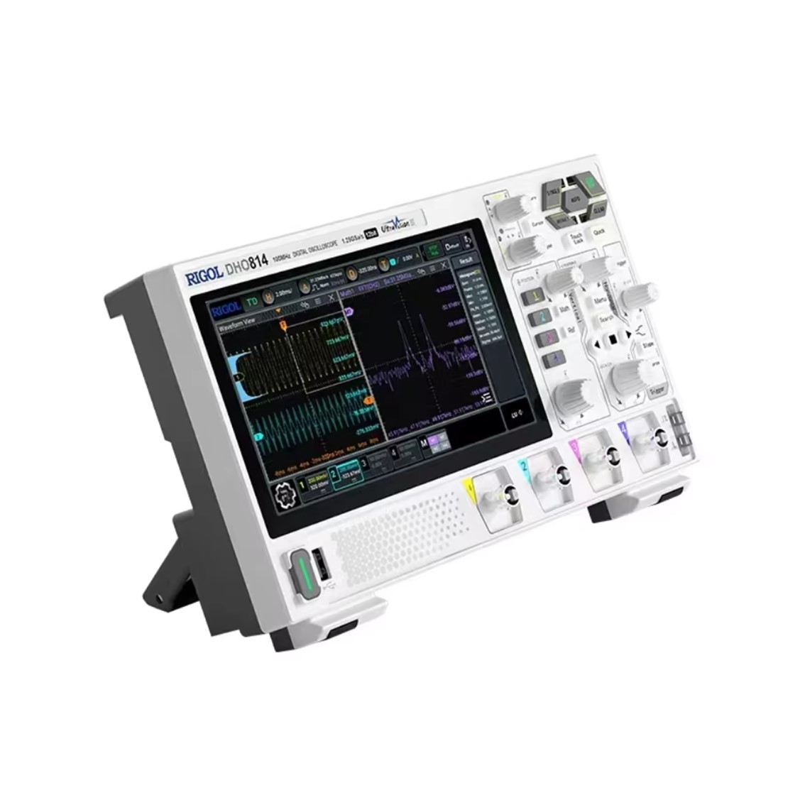 RIGOL DHO802 2채널, 70MHz, 1.25GSa/s, 12비트, 25Mpts 디지털 오실로스코프
