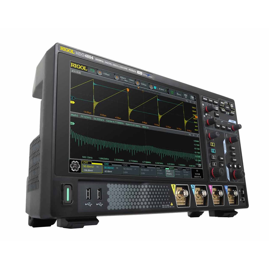 RIGOL DHO4404 4채널, 5GHz, 20GSa/s 디지털 디지털 오실로스코프