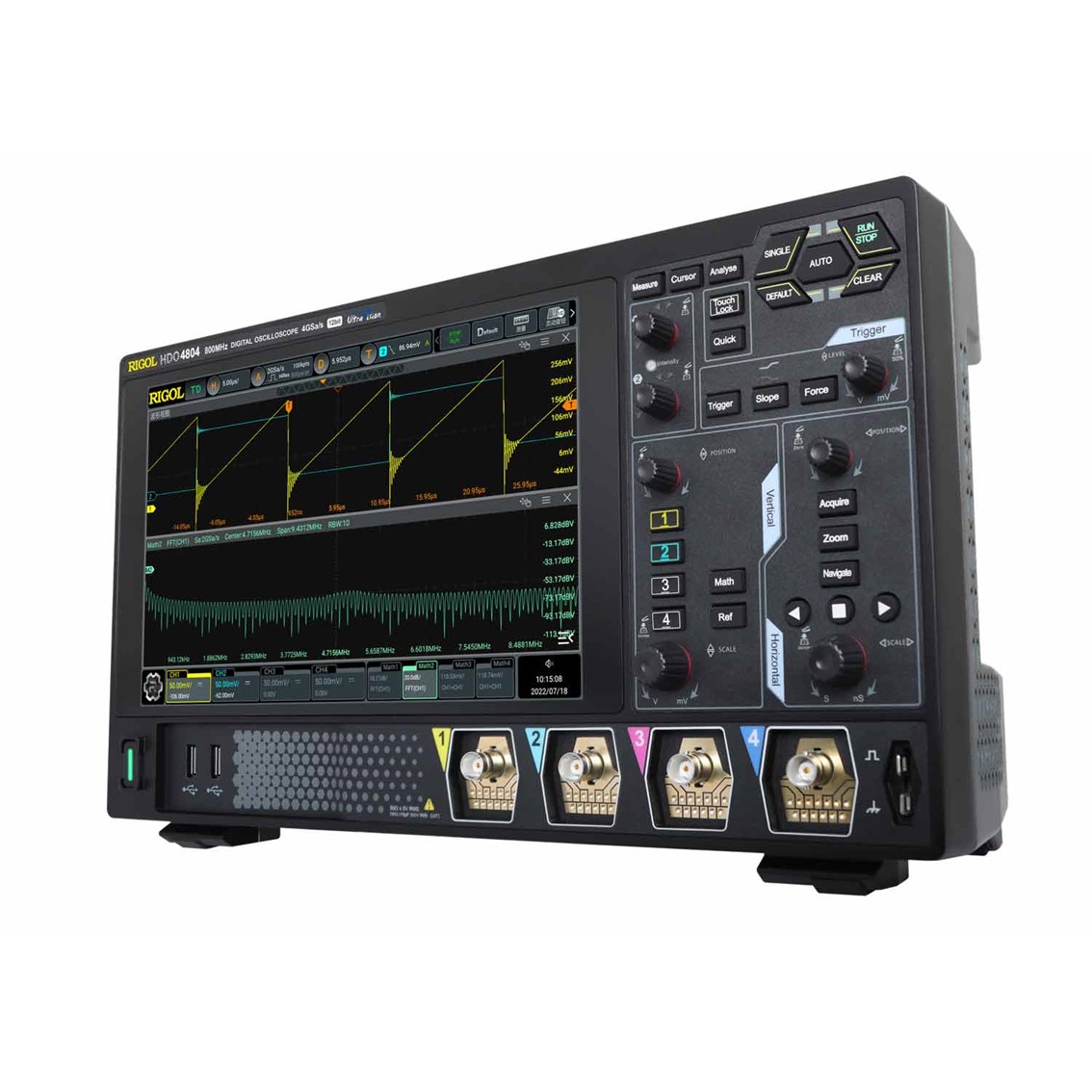 RIGOL DHO4404 4채널, 5GHz, 20GSa/s 디지털 디지털 오실로스코프