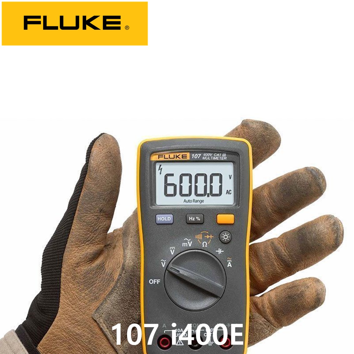 FLUKE 107 i400E ESP Fluke 107 정품 디지털 멀티미터 ( AC전류프로브 포함 )