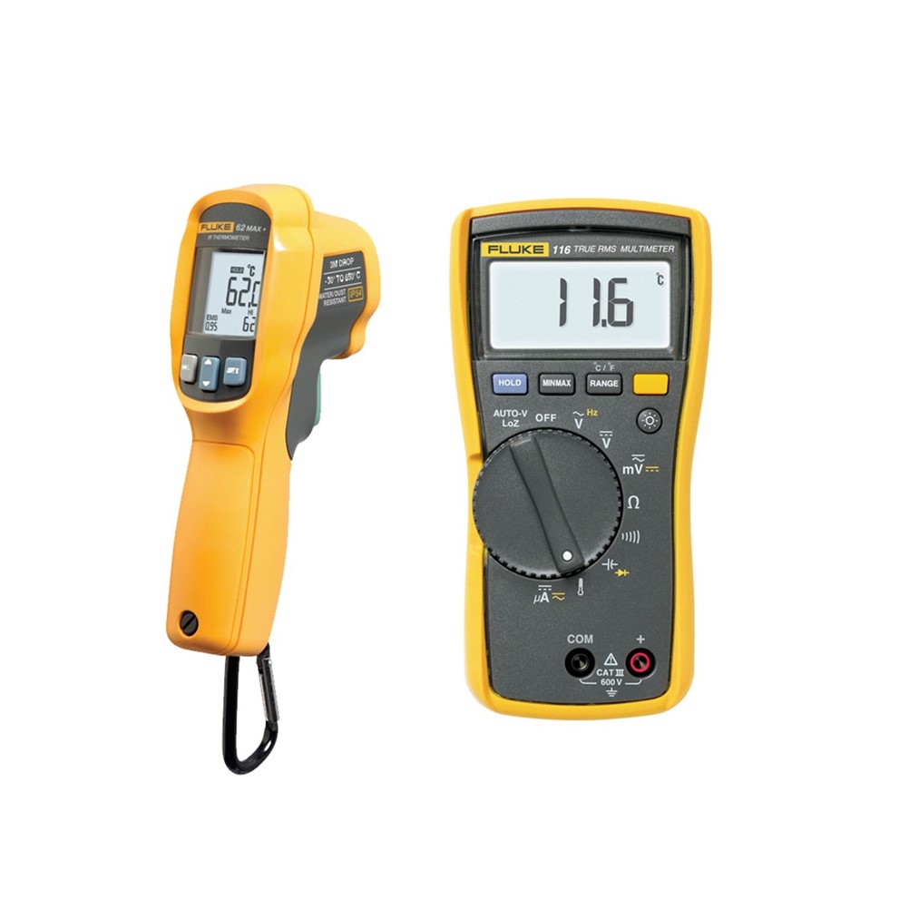 FLUKE 116, 62MAX+ 디지탈 멀티미터, 정품 116+플루크 62MAX ( 적외선온도계 콤보 )