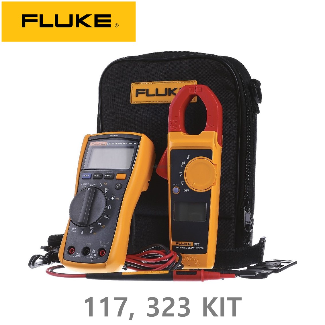 FLUKE 117, 323 KIT 디지탈 멀티미터, 디지탈 테스터 ,정품 117/323 콤보 키트