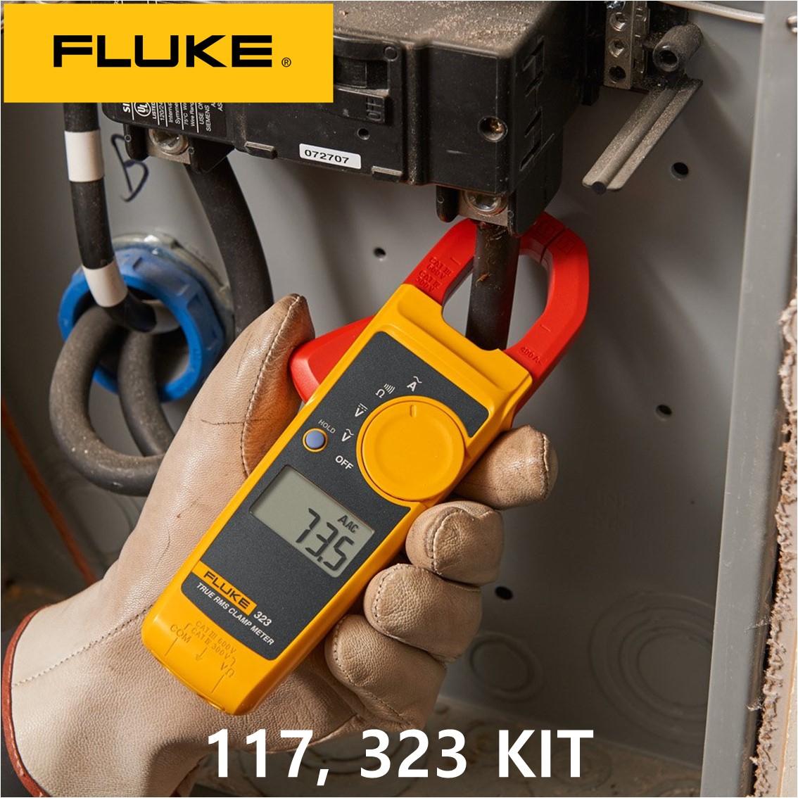 FLUKE 117, 323 KIT 디지탈 멀티미터, 디지탈 테스터 ,정품 117/323 콤보 키트