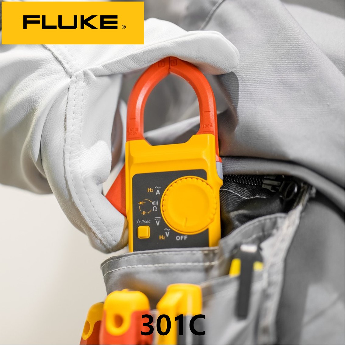FLUKE 301C / APC 정품 클램프미터,후크미터, 후크메타 1000A AC 전류클램프미터
