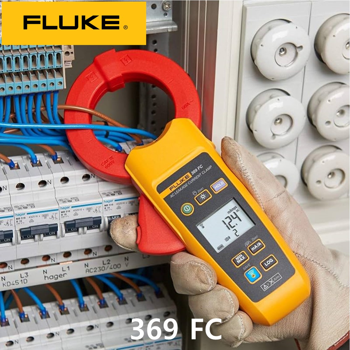 FLUKE 369FC 정품 클램프미터,후쿠메타 무선기능( 61mm JAW)