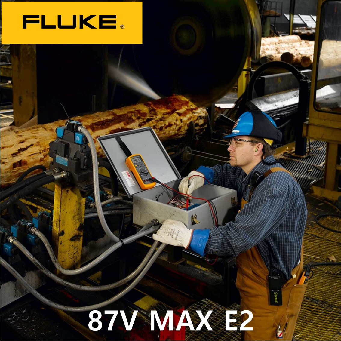 FLUKE 87V MAX E2 KIT 정품 디지털 멀티미터, 멀티메타, 테스트기(자석 스트랩)