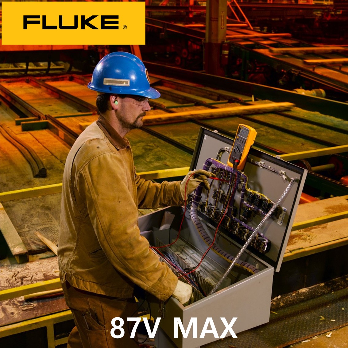 FLUKE 87V MAX 정품 디지털 멀티미터, 멀티메타, 테스트기 87-5 MAX IP67