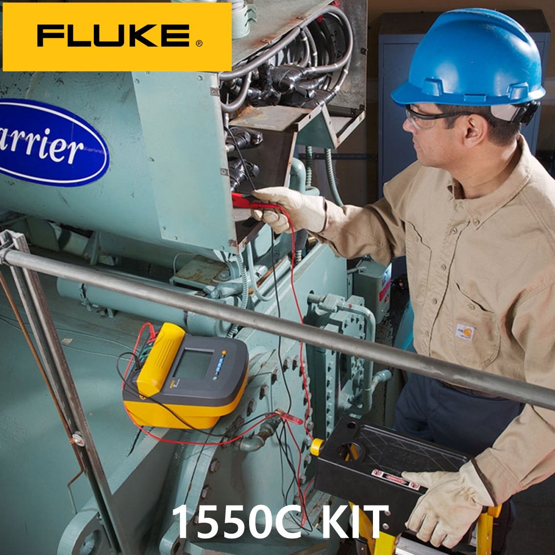 FLUKE 1550C KIT 정품 플루크 절연저항계 1550C KIT (5KV), 절연시험기, 절연저항계 키트