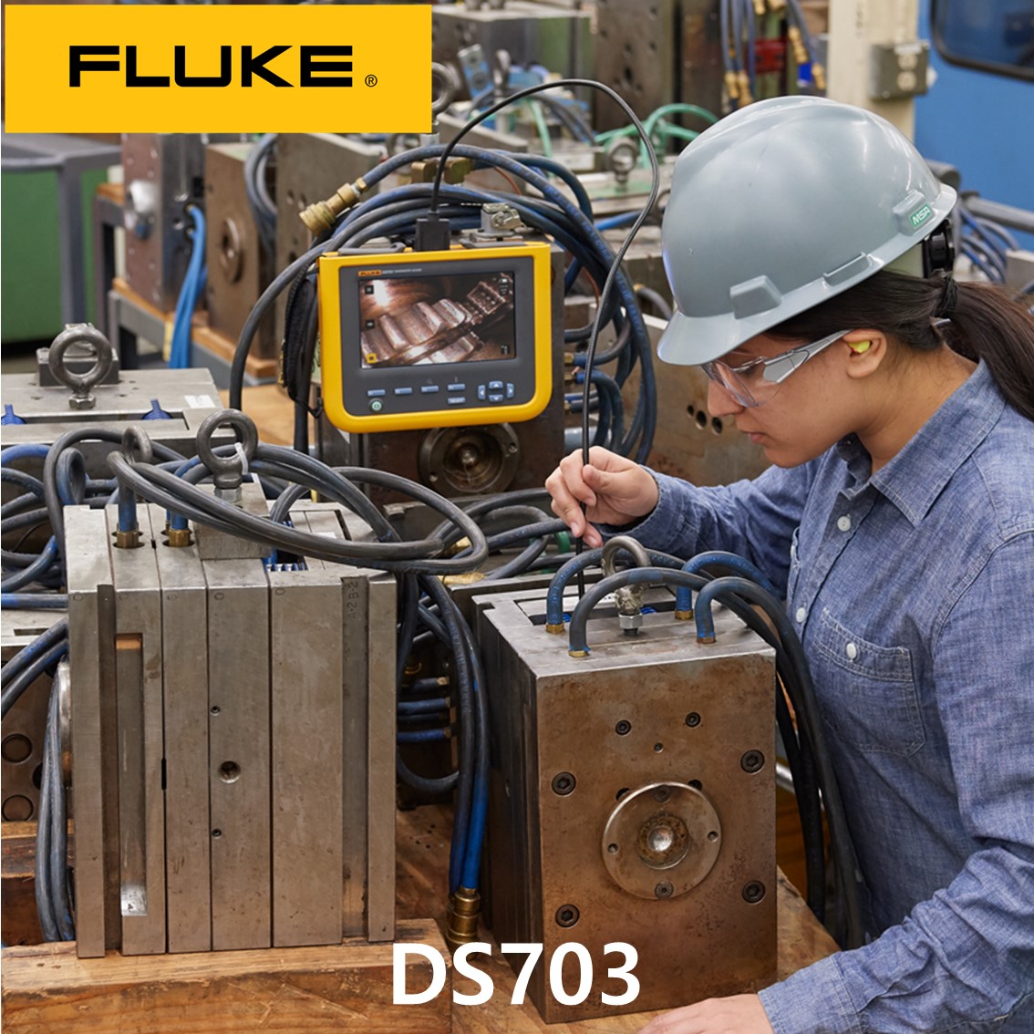 FLUKE DS703 정품 플루크 내시경 카메라 (해상도 1200X720)