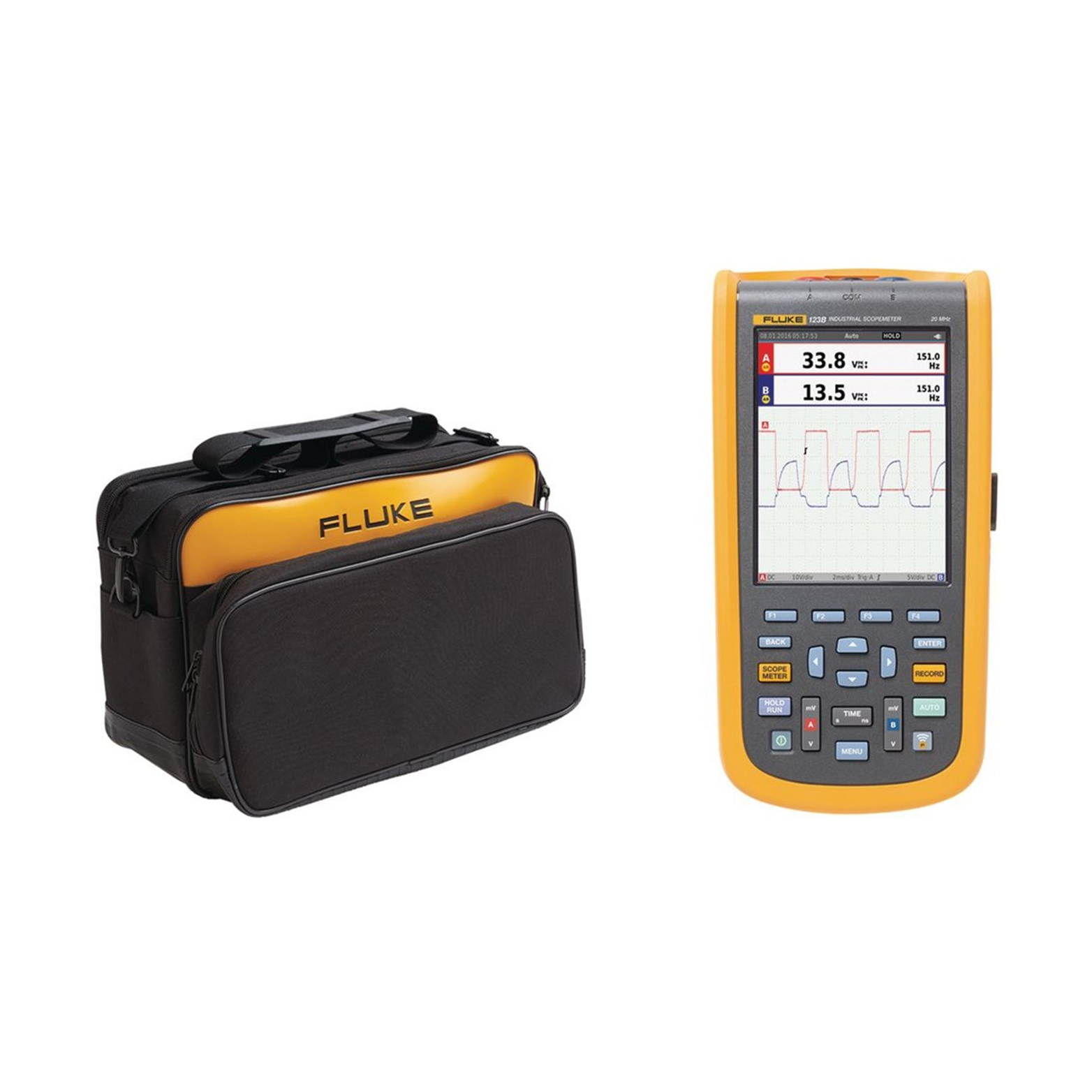 FLUKE 123B SET 정품 플루크 스코프미터 세트, 휴대용 오실로스코프(20MHZ)