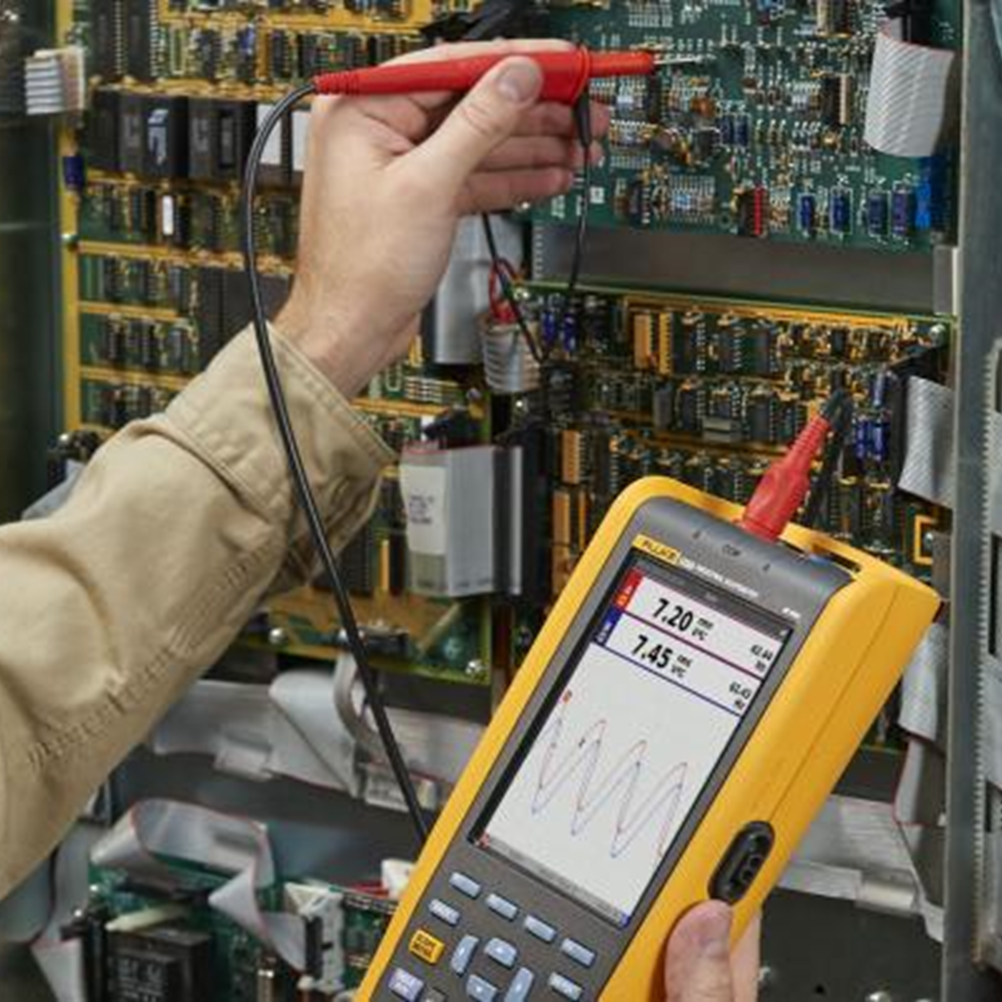 FLUKE 124B SET 정품 플루크 스코프미터 세트, 휴대용 오실로스코프(40MHZ)