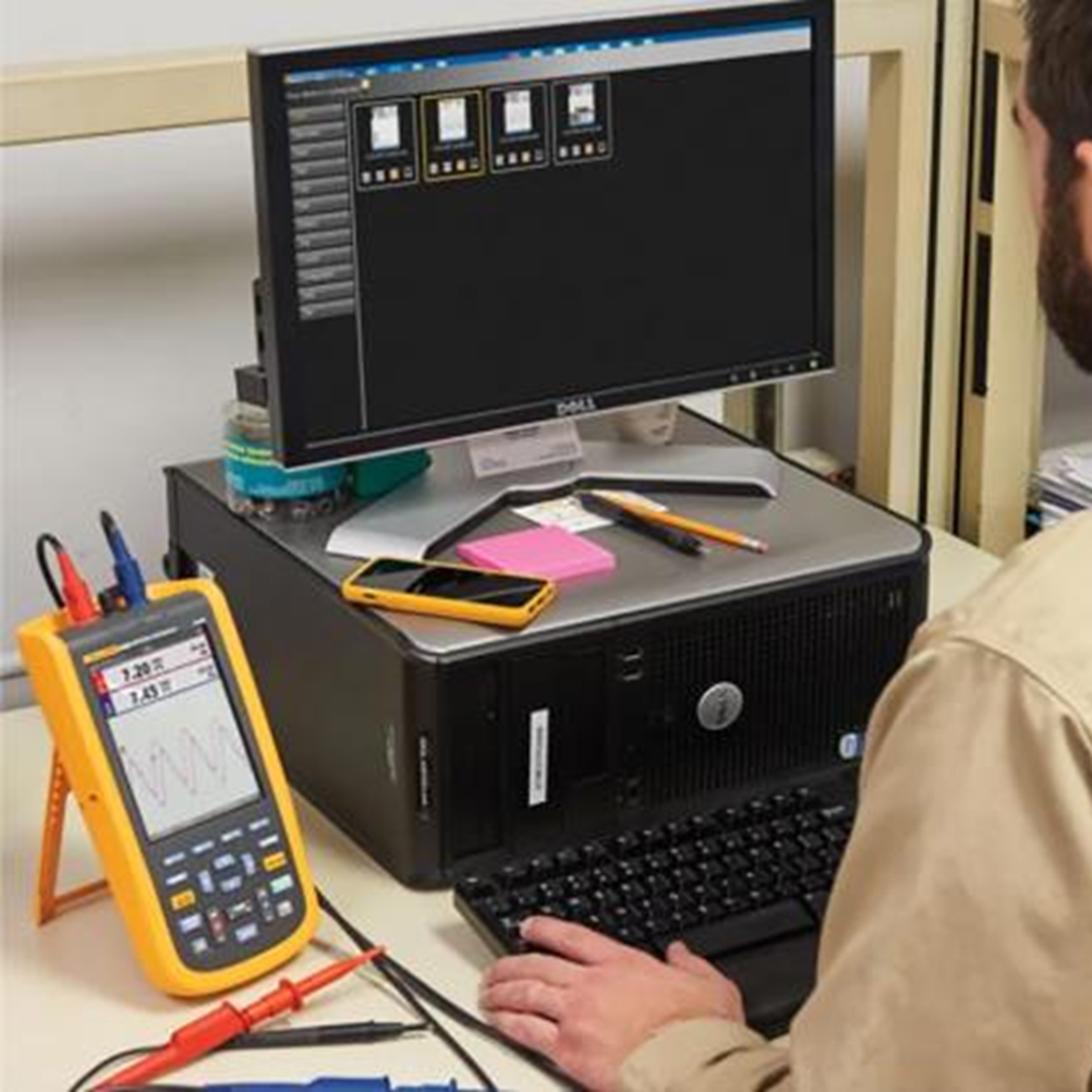 FLUKE 125B SET 정품 플루크 스코프미터 세트, 휴대용 오실로스코프(40MHZ)