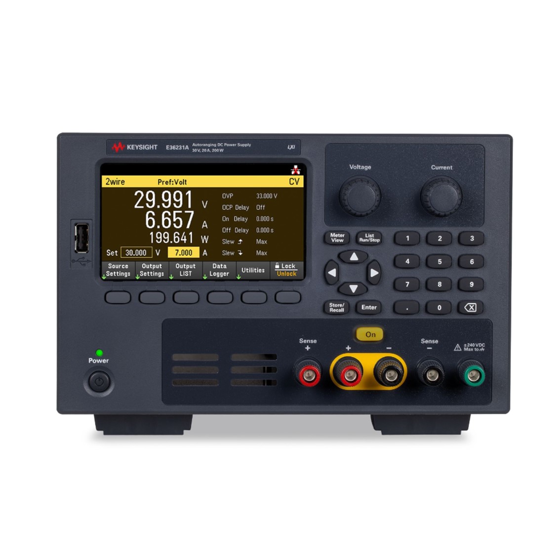 KEYSIGHT E36231A DC파워서플라이 1채널/30V/20A/200W DC전원공급기
