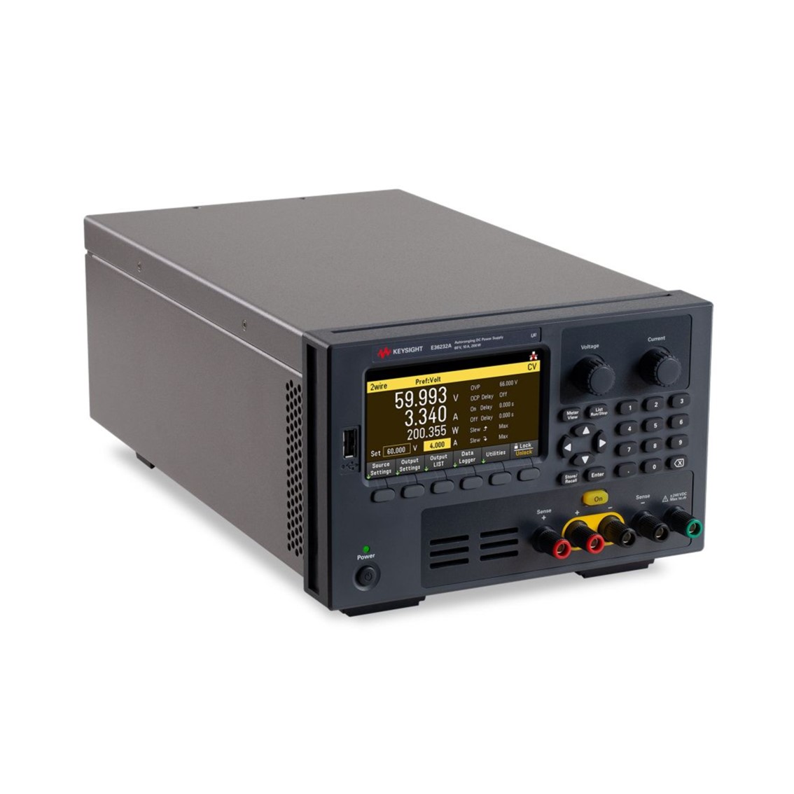 KEYSIGHT E36232A DC파워서플라이 1채널, 60V, 10A 200W DC전원공급기