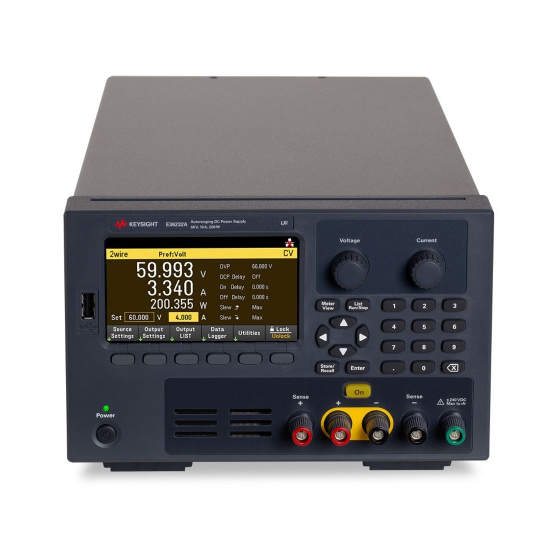 KEYSIGHT E36232A DC파워서플라이 1채널, 60V, 10A 200W DC전원공급기