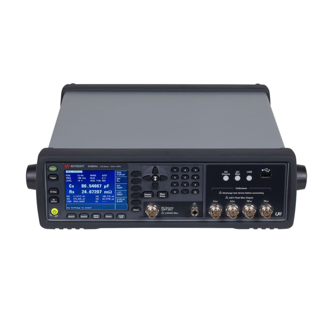 KEYSIGHT E4980AL-102 정밀 LCR미터 20Hz-1MHz, 4디지트, 0.05% (단종) 대체모델 : E4980BL-102