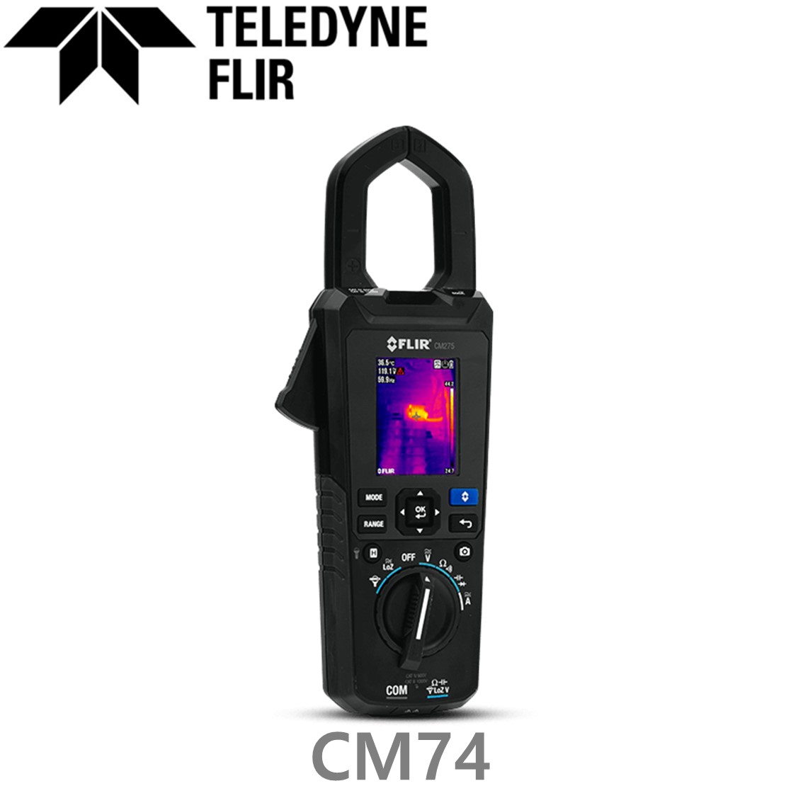 FLIR CM74 플리어 디지털 클램프미터 AC/DC 600A