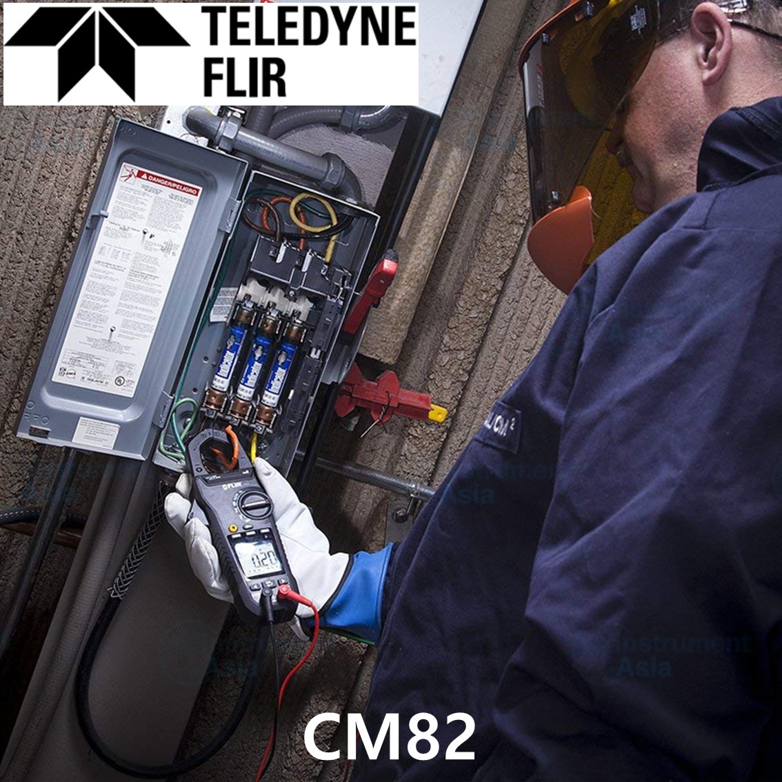 FLIR CM82 플리어 전력 클램프미터 AC/DC 600A, TRUE-RMS, 고조파측정