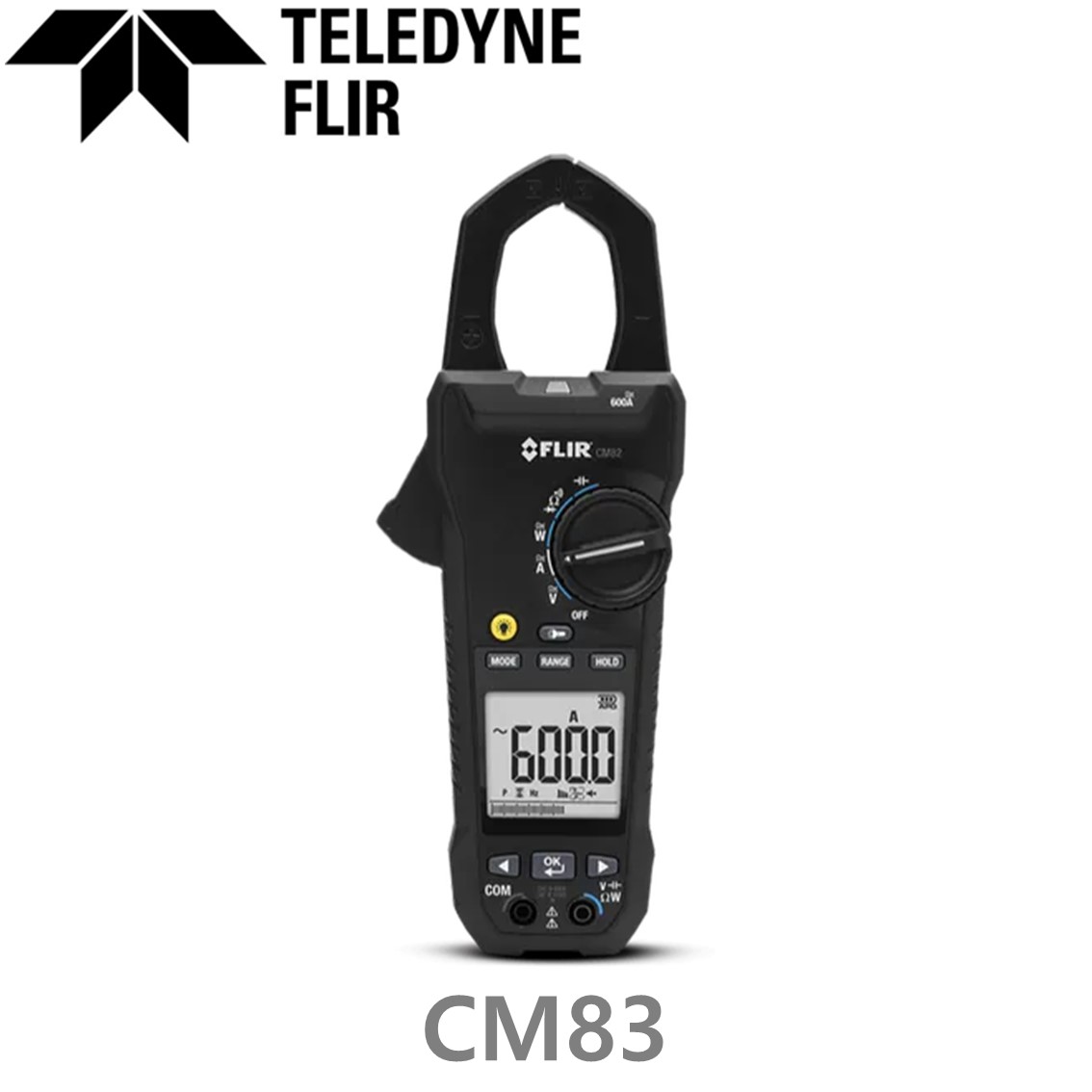 FLIR CM82 플리어 전력 클램프미터 AC/DC 600A, TRUE-RMS, 고조파측정