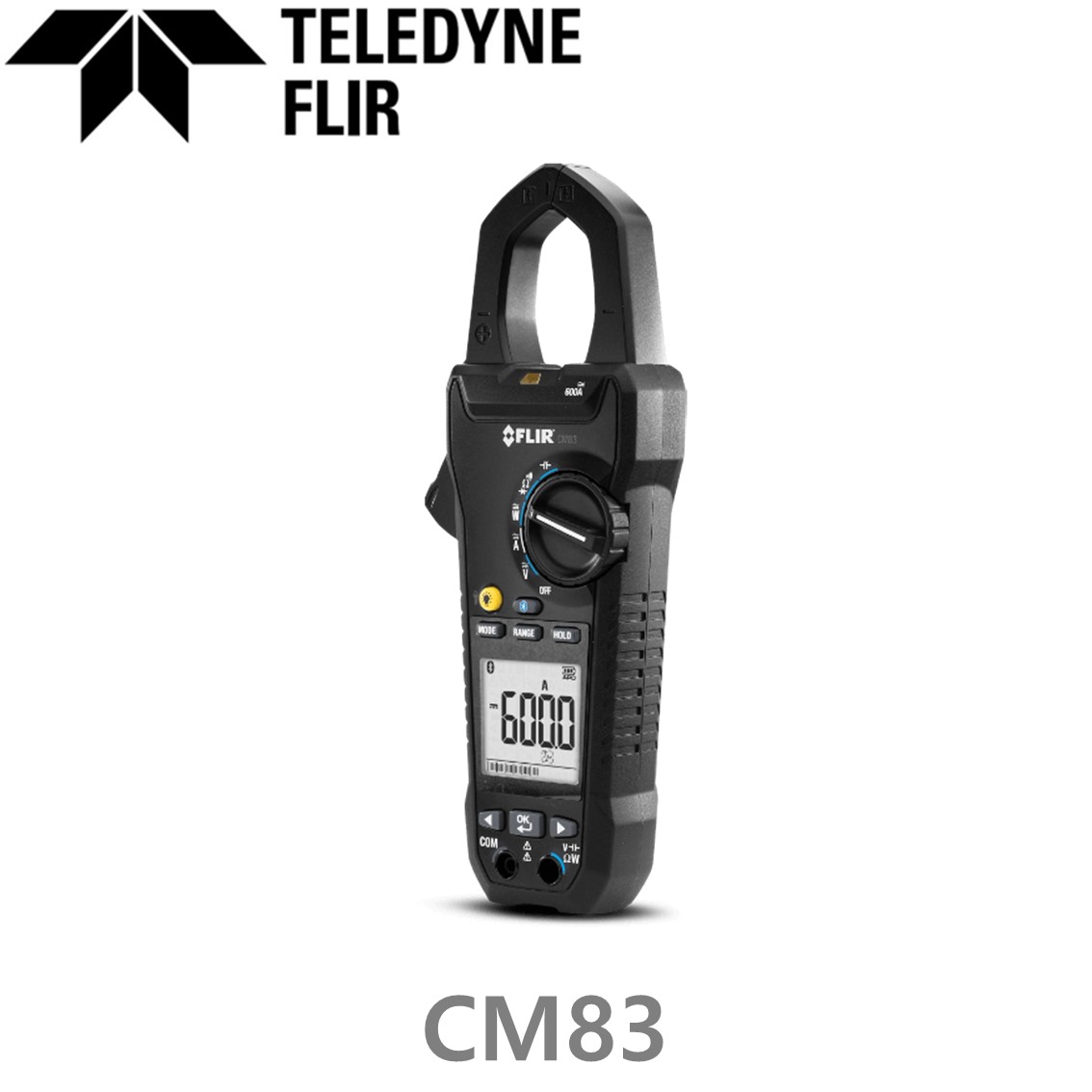 FLIR CM83 플리어 블루투스 파워클램프미터 AC/DC 600A, TRUE-RMS, 고조파측정