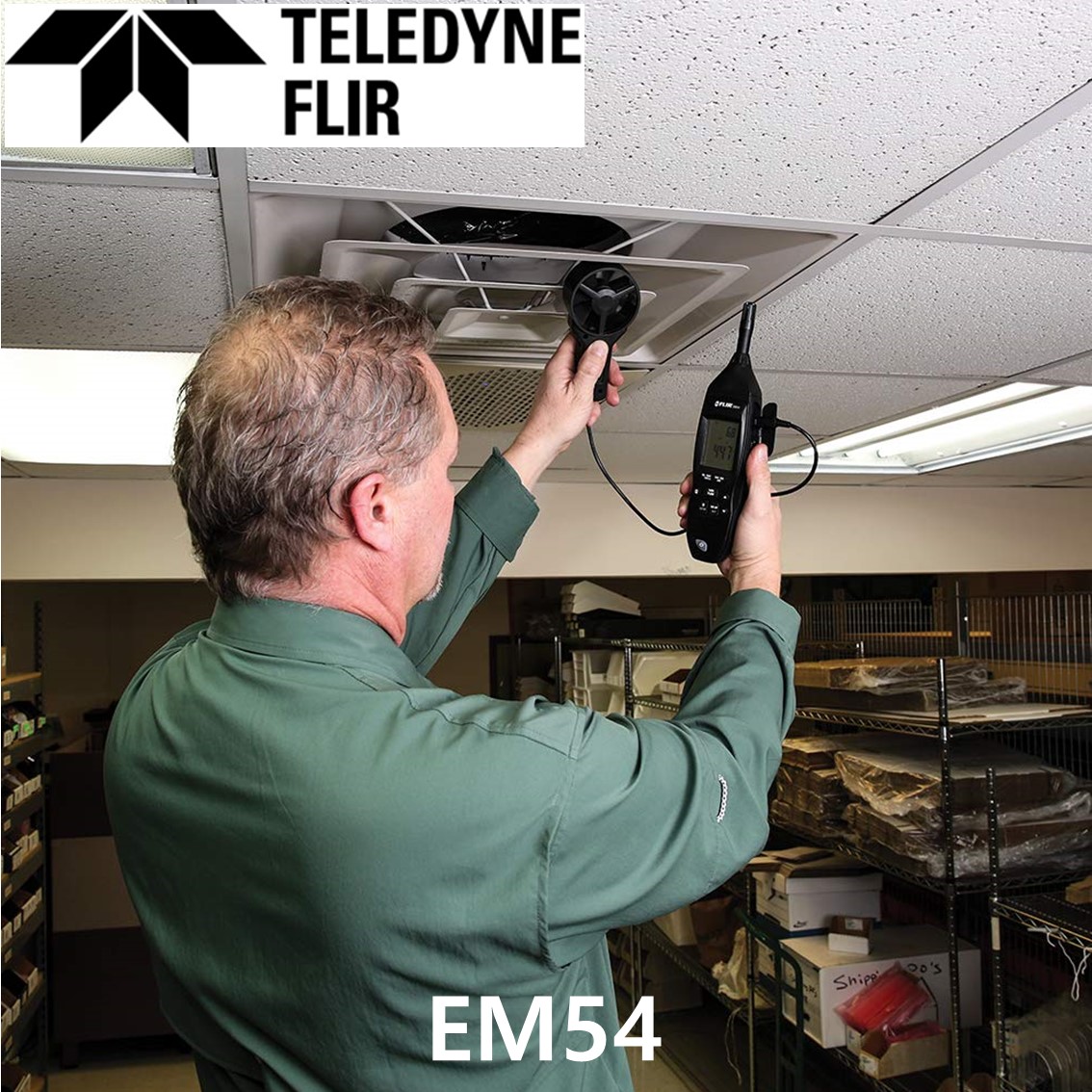 FLIR EM54 플리어 다기능 실내환경측정기, 풍속계, 온도계, 습도계 EM54
