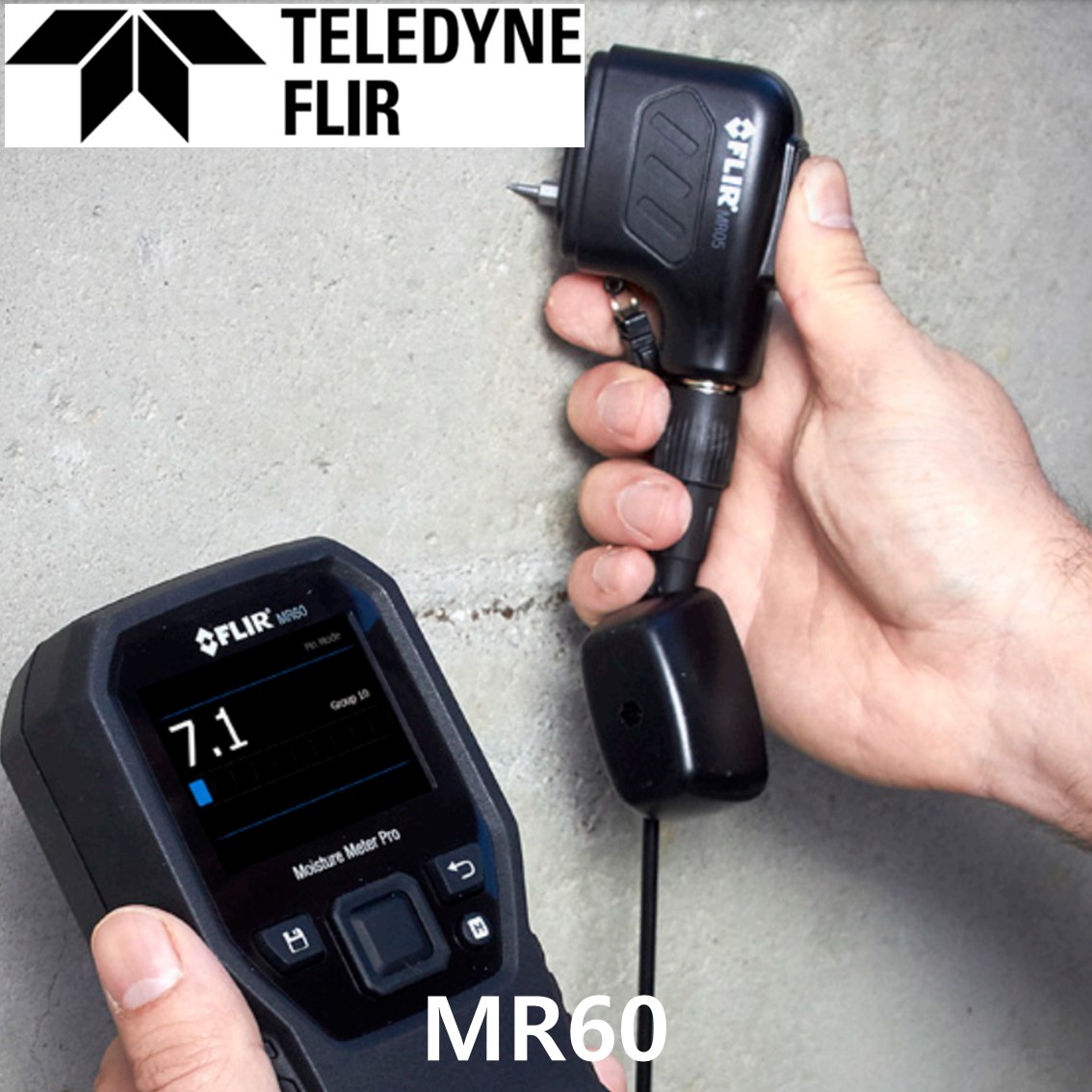 FLIR MR60 플리어 전문가용 목재수분측정기, 수분측정 (무핀,탐침)