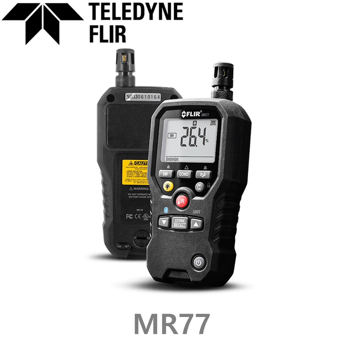 FLIR MR77 전문가용 목재수분측정기(무핀,탐침), 온습도계, 이슬점, 응축점, 적외선온도계