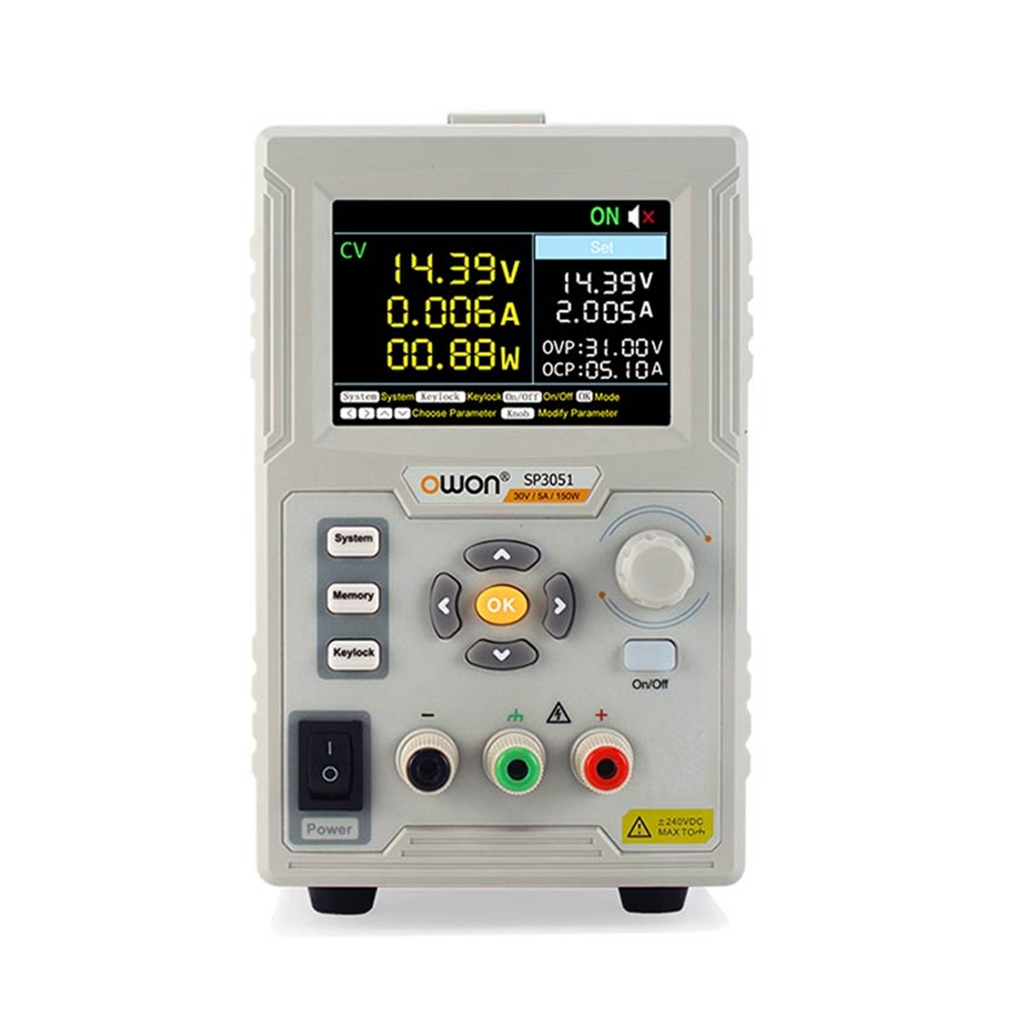 OWON SP3101 스위칭 DC파워서플라이, 30V, 10A, 150W DC전원공급장치