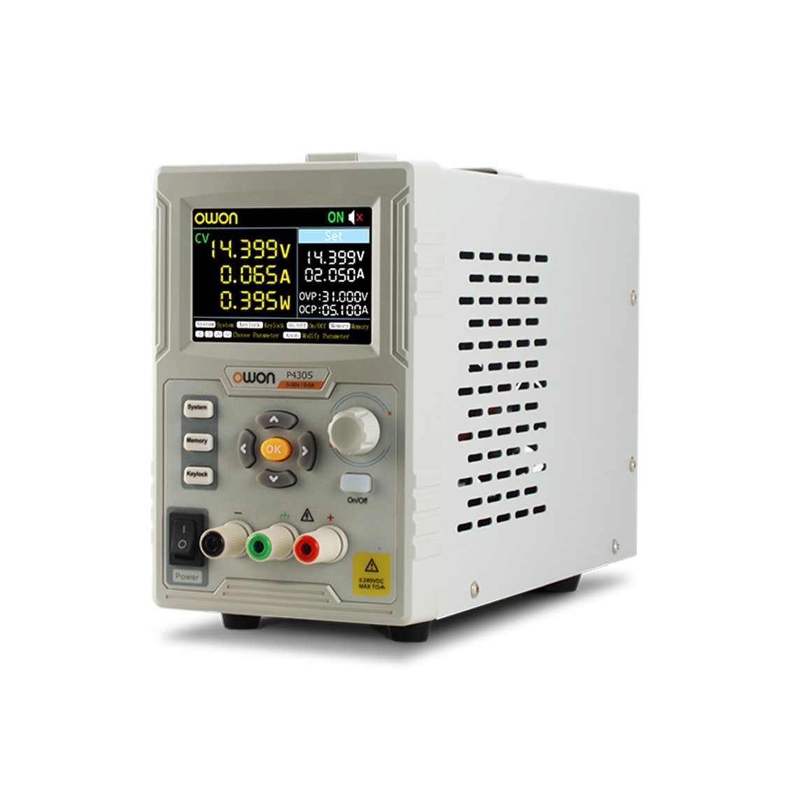 OWON P4605 리니어 DC파워서플라이 60V, 3A, 180W, DC전원공급장치