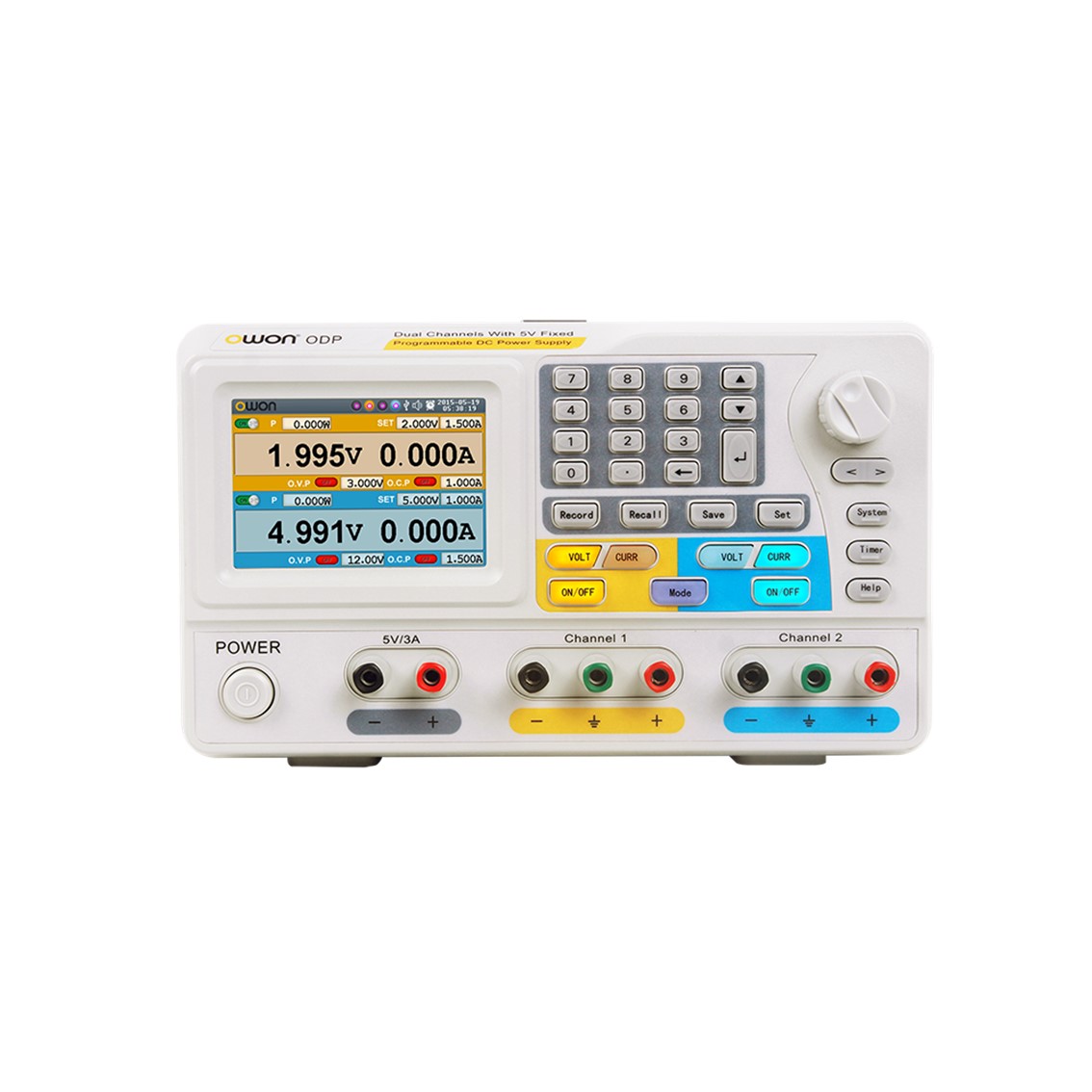 OWON ODP3032 2채널 DC파워서플라이 30V,3A, 5V,3A DC전원공급장치