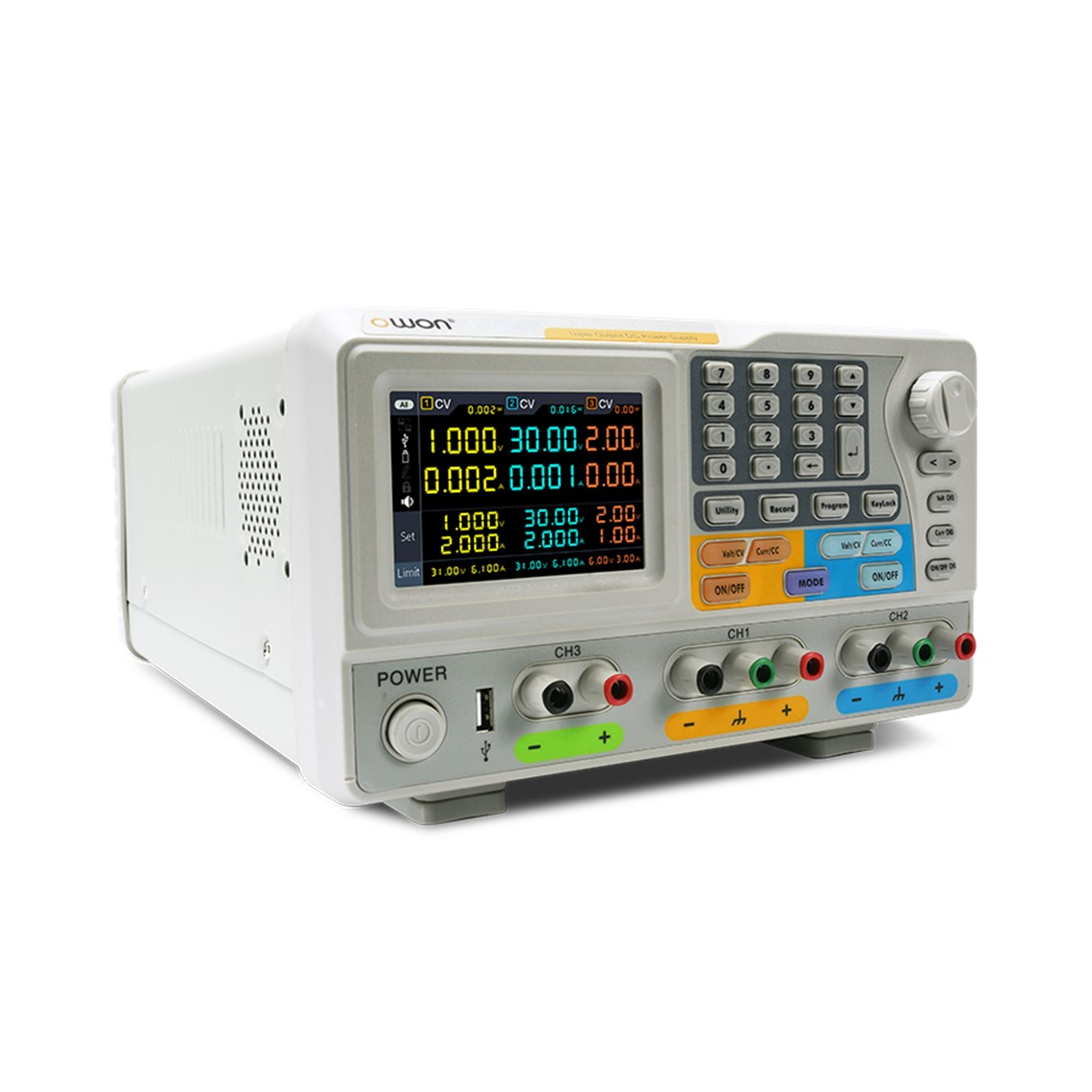 OWON ODP3063 3채널 30V,6A, 2채널, 0~6V,3A DC전원공급장치 DC파워서플라이