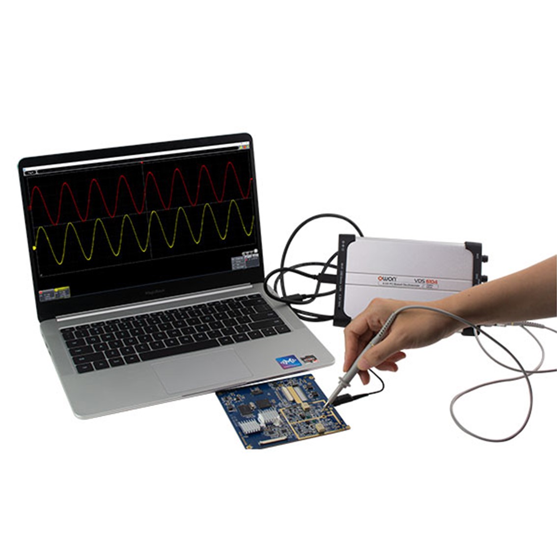OWON VDS6104A 4채널, 100MHz, 1GS/s PC USB 오실로스코프