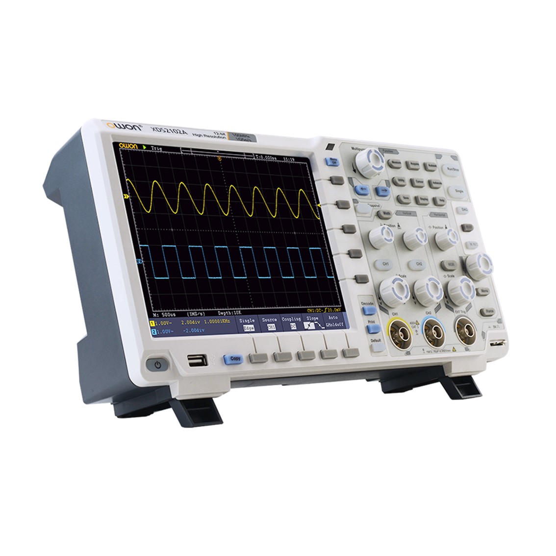 OWON XDS2102A  오실로스코프 2채널, 100MHz, 1GS/s, 12Bit, 40M