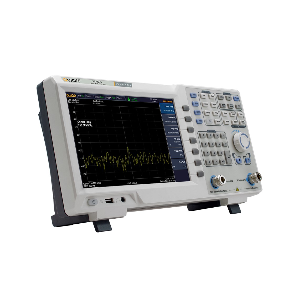 OWON XSA810 9인치 스펙트럼 아날라이저 9kHz~1GHz