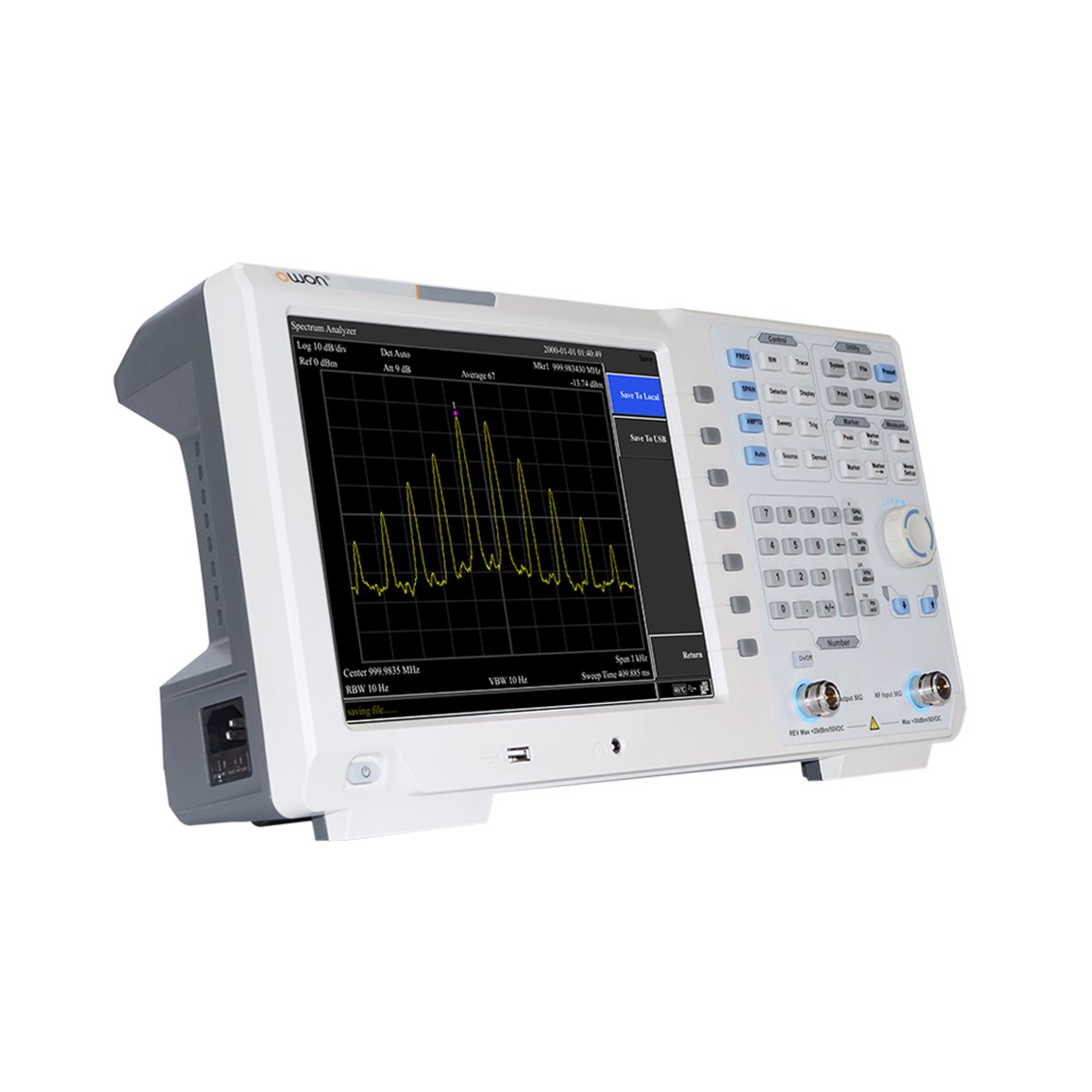 OWON XSA1075-TG 스펙트럼 아날라이저 9kHz~7.5GHz 트래킹 제너레이터