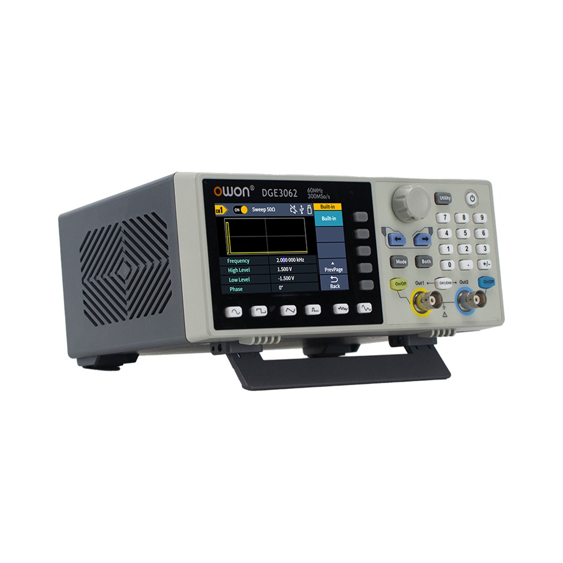 OWON DGE3032 임의 파형발생기 2채널, 30MHz, 125MS/s, 14Bits