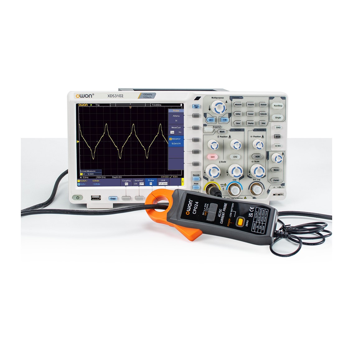 OWON CP024 클램프미터 AC/DC400A, DC 200KHz (±3dB)