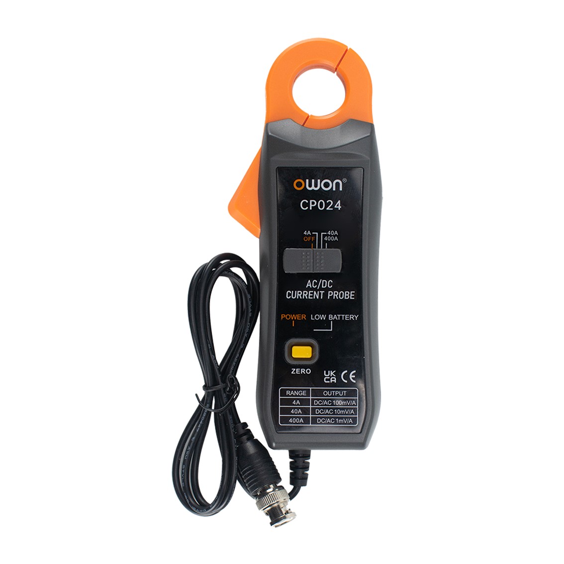 OWON CP024 클램프미터 AC/DC400A, DC 200KHz (±3dB)