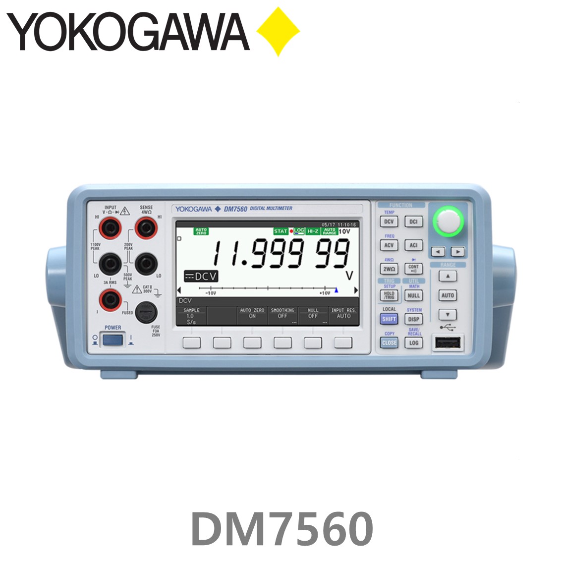 YOKOGAWA DM7560 벤치타입 멀티미터 데이타로깅(최대 30k S/s)100k